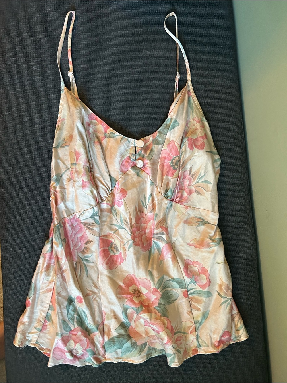 Vintage Y2K Victoria’s Secret Floral Silk Top
